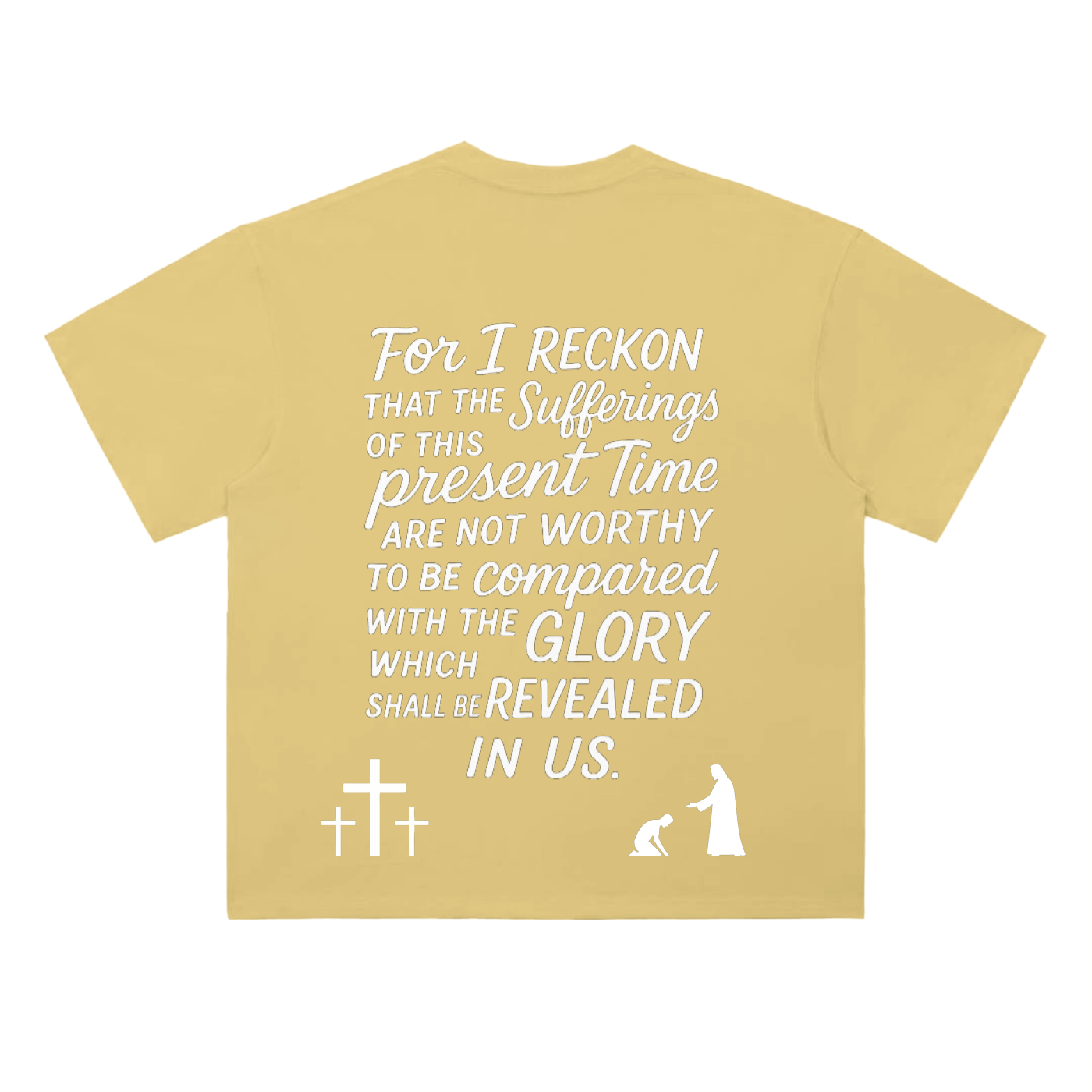 Heavyweight Yellow Cotton T-Shirt