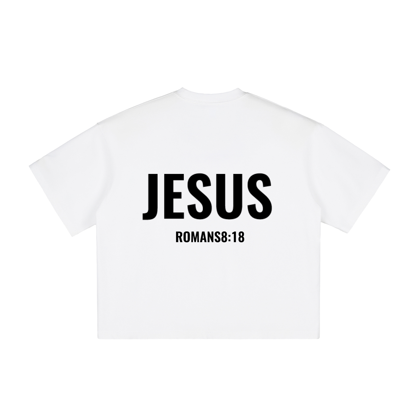 CALL THE NAME-White Boxy T-Shirt