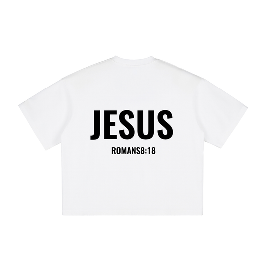 CALL THE NAME-White Boxy T-Shirt