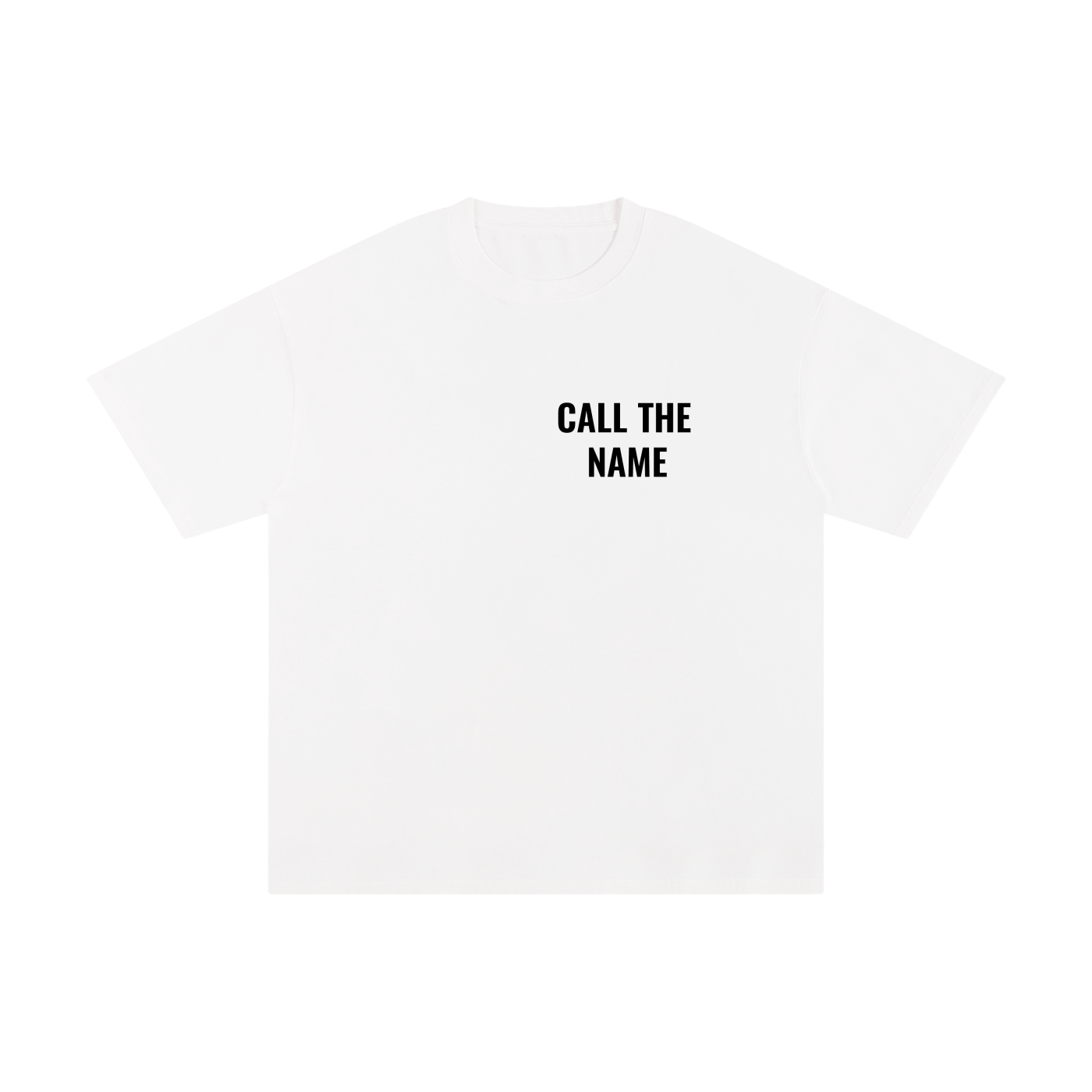 CALL THE NAME-White T-Shirt