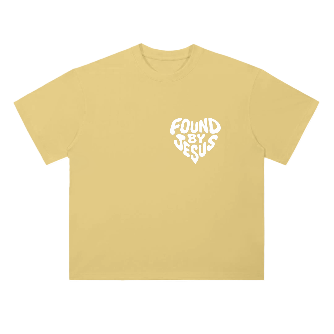 Heavyweight Yellow Cotton T-Shirt