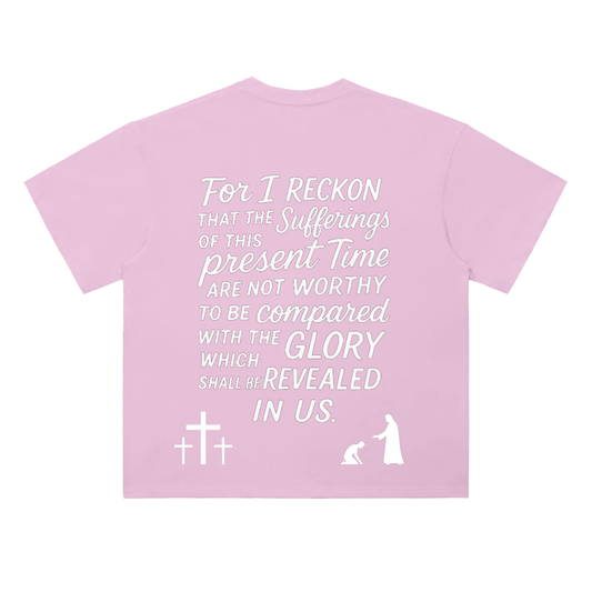 Heavyweight Pink Cotton T-Shirt